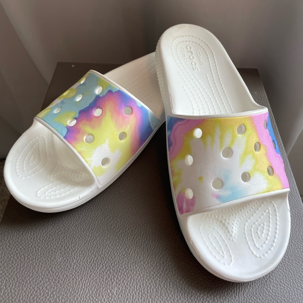 Slide on Crocs